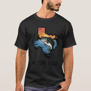 Lake Fork Texas Fishing Legendary Lunkers Bass Ang T-Shirt