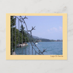 Lake Garda from the boardwalk in Salò Postcard