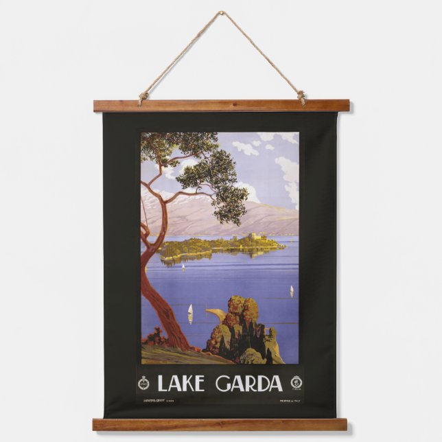 Lake Garda Italy Hanging Tapestry (Front)