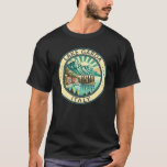 Lake Garda Italy Illustration Travel Art Badge T-Shirt<br><div class="desc">Lake Garda vector art design. Lake Garda,  in northern Italy,  is known for its crystal clear water. At the south end,  the town of Sirmione is dominated by the Rocca Scaligera,  a fortress with harbour views.</div>