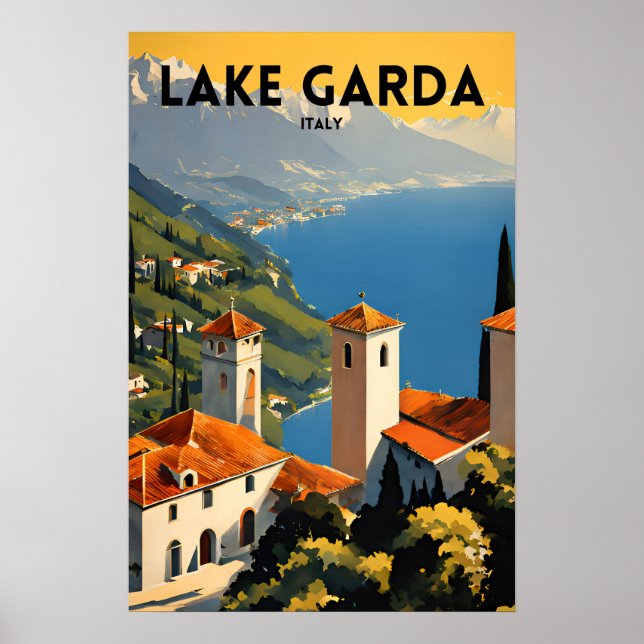 Lake Garda Italy Poster (Front)