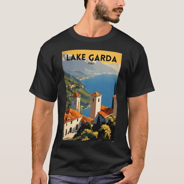 Lake Garda Italy T-Shirt (Front)