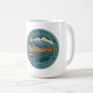 lake garda - lago di garda italian family trip coffee mug