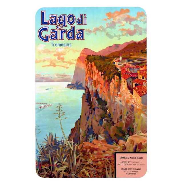 Lake Garda Magnet (Vertical)