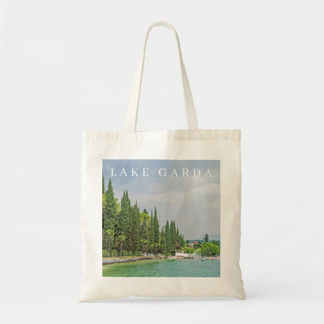Lake Garda promenade view tote bag (Front)
