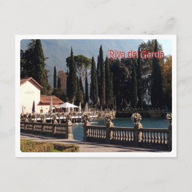 Lake Garda - Riva del Garda - Trentino Alto Adige Postcard (Front)