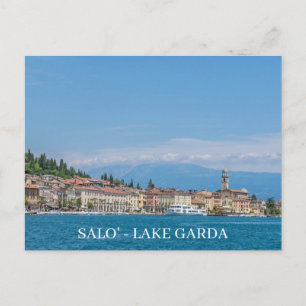 Lake Garda Salo' view postcard