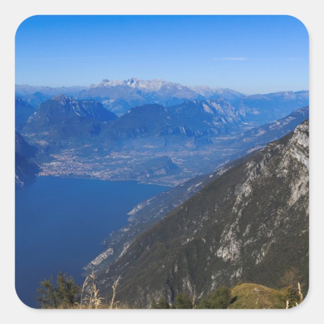 Lake Garda Square Sticker (Front)