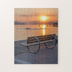 Lake Garda sunset puzzle