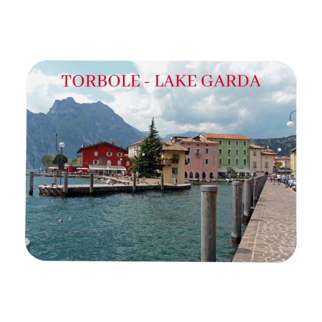 Lake Garda Torbole fridge magnet (Horizontal)