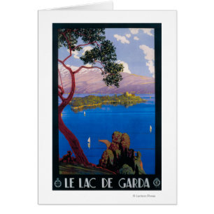 Lake Garda Travel Promotional Poster