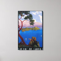 Lake Garda Travel Promotional Poster