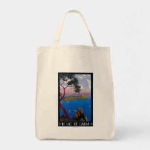 Lake Garda Travel Promotional Poster Tote Bag