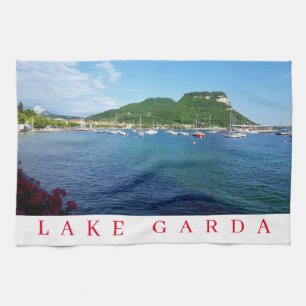Lake Garda view tea towel