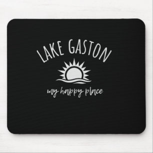 Lake Gaston My Happy Place Boating Fishing Camping Mouse Mat