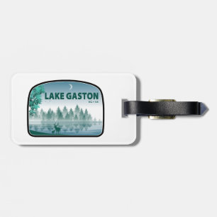 Lake Gaston North Carolina Virginia Deer Luggage Tag