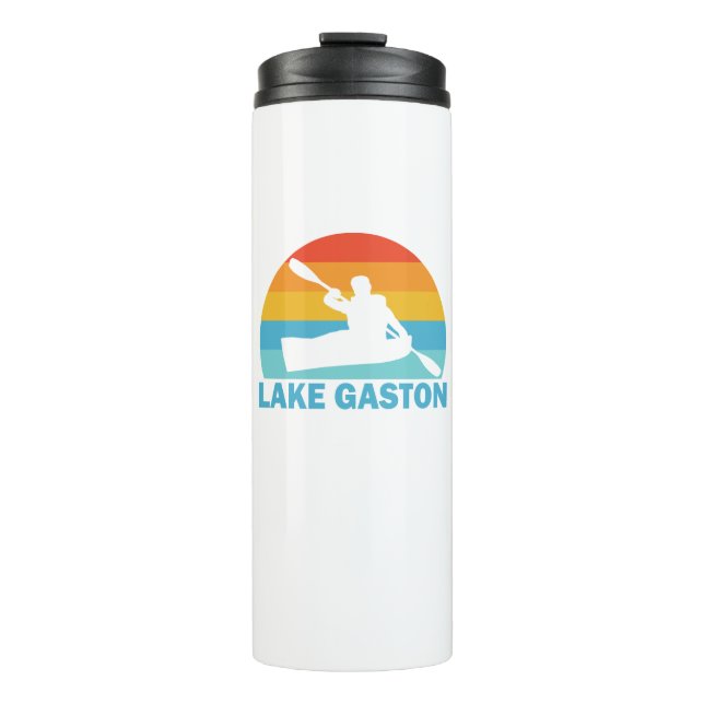 Lake Gaston North Carolina Virginia Kayak Thermal Tumbler (Front)