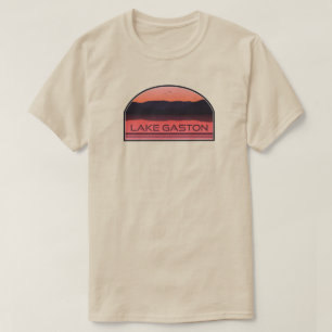 Lake Gaston North Carolina Virginia Red Sunrise T-Shirt