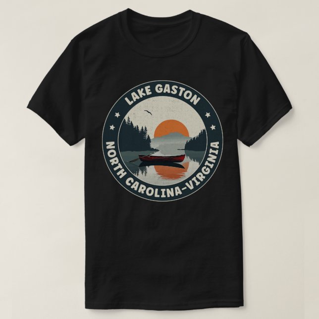Lake Gaston North olinaVirginia T-Shirt (Design Front)