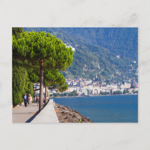 Lake Geneva Switzerland Postcard