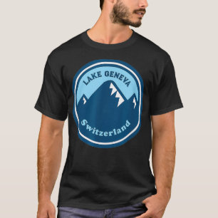 Lake Geneva Switzerland Retro Swiss Gift T-Shirt