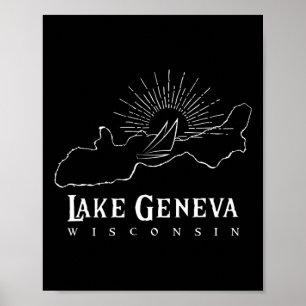 Lake Geneva Wisconsin  Poster