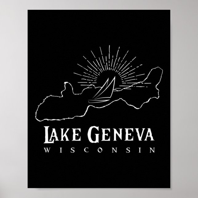 Lake Geneva Wisconsin  Poster (Front)