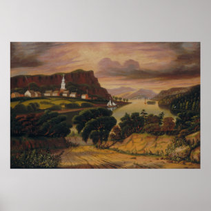 Lake George and the Village of Caldwell Poster