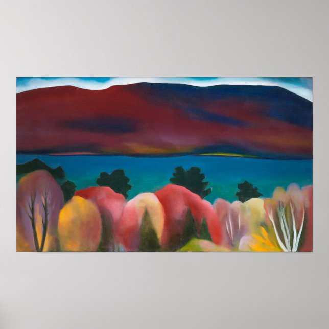Lake George, Autumn | Georgia O'Keeffe | Poster (Front)