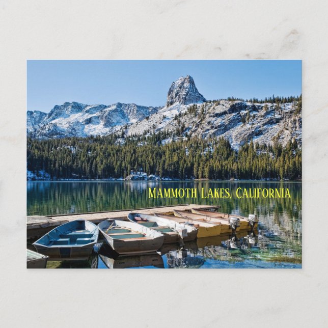 Lake George, Mammoth Lakes, California, Postcard (Front)