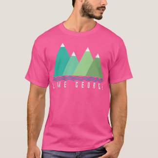 Lake George Mountain Camping Hiking Boating Tshi T-Shirt
