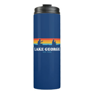 Lake George, New York Canoe Thermal Tumbler