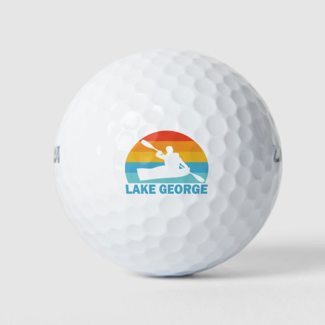 Lake George New York Kayak Golf Balls (Front)