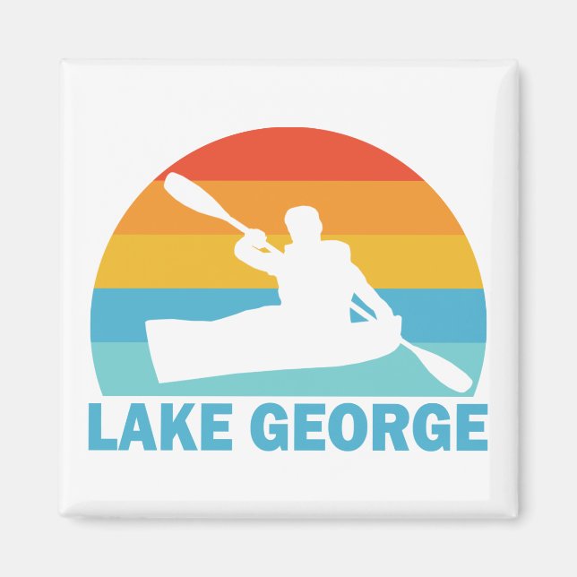 Lake George New York Kayak Magnet (Front)