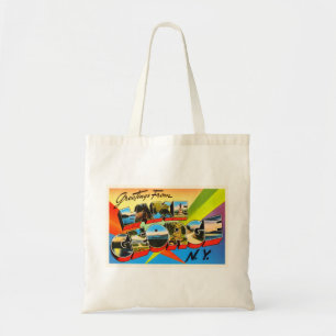 Lake George New York NY Vintage Travel Souvenir Tote Bag