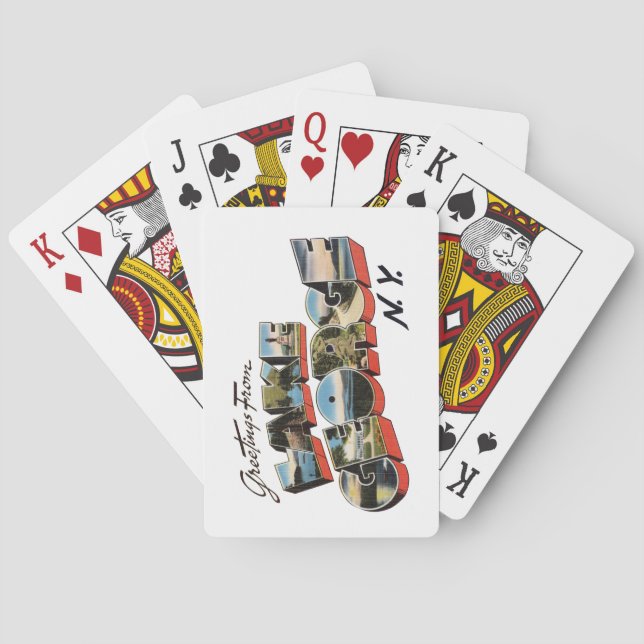Lake George New York Playing Cards (Back)