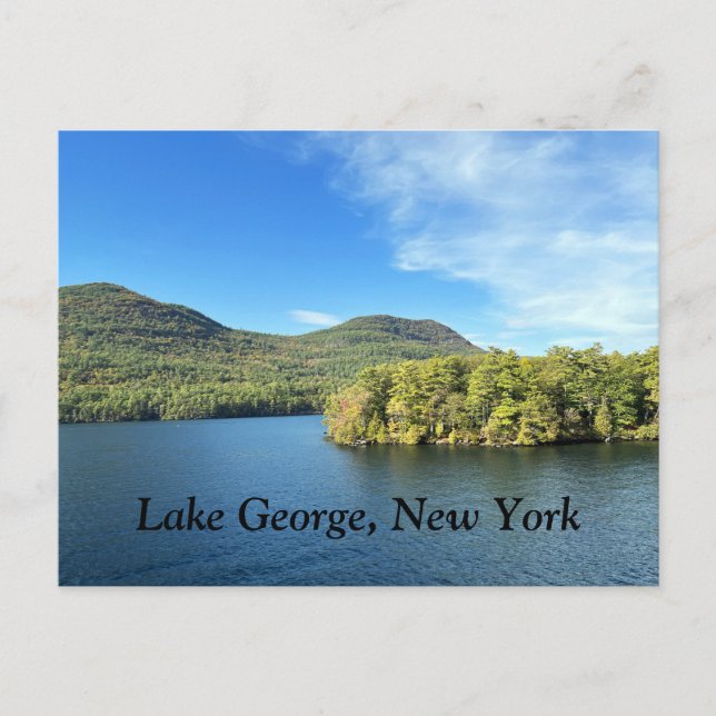 Lake George New York Postcard (Front)