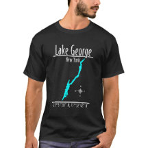 Lake George New York Shoreline Map Coordinates