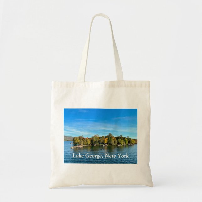 Lake George New York Tote Bag (Front)