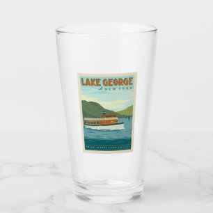 Lake George, New York   Vintage Boat Glass
