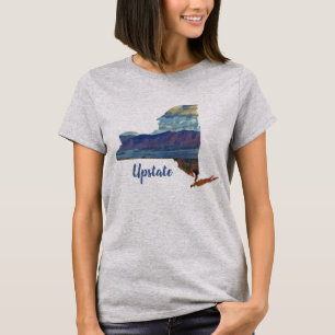 Lake George Upstate New York Customizable Women's T-Shirt