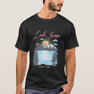 Lake George Upstate New York Hiking Camping Fishin T-Shirt