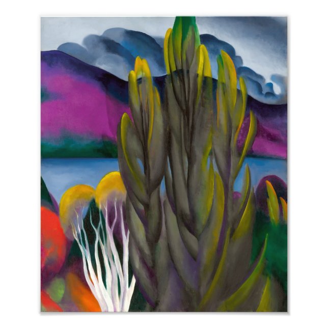 Lake George White Birch | Georgia O'keeffe | Photo Print (Front)