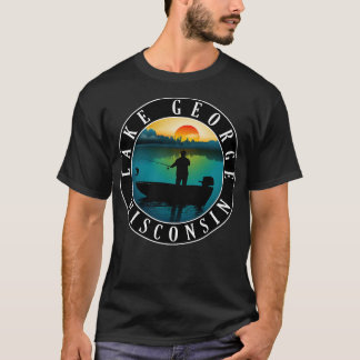 Lake George Wisconsin Fishing T-Shirt