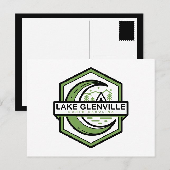 LAKE GLENVILLE moon hexa  Postcard (Front/Back)