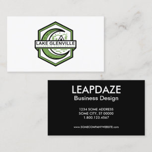 LAKE GLENVILLE NC moon hexa Business Card