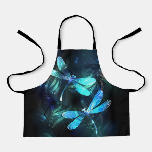Lake Glowing Dragonflies Apron