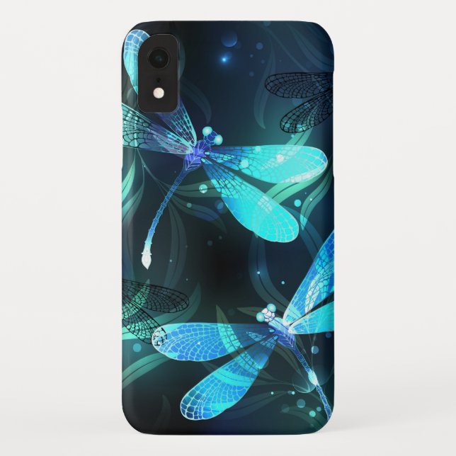 Lake Glowing Dragonflies Case-Mate iPhone Case (Back)