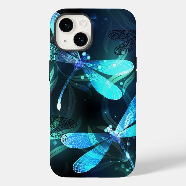 Lake Glowing Dragonflies Case-Mate iPhone Case (Back)