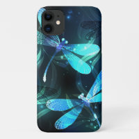 Lake Glowing Dragonflies